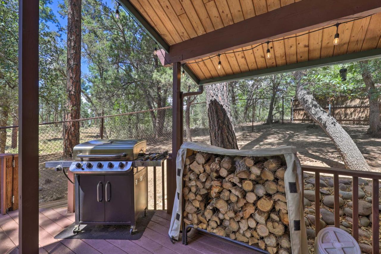 Rustic-Chic Prescott Cabin With Deck In Wooded Area! Exterior foto