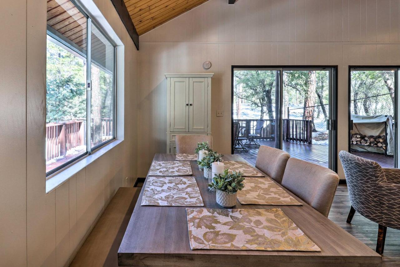Rustic-Chic Prescott Cabin With Deck In Wooded Area! Exterior foto