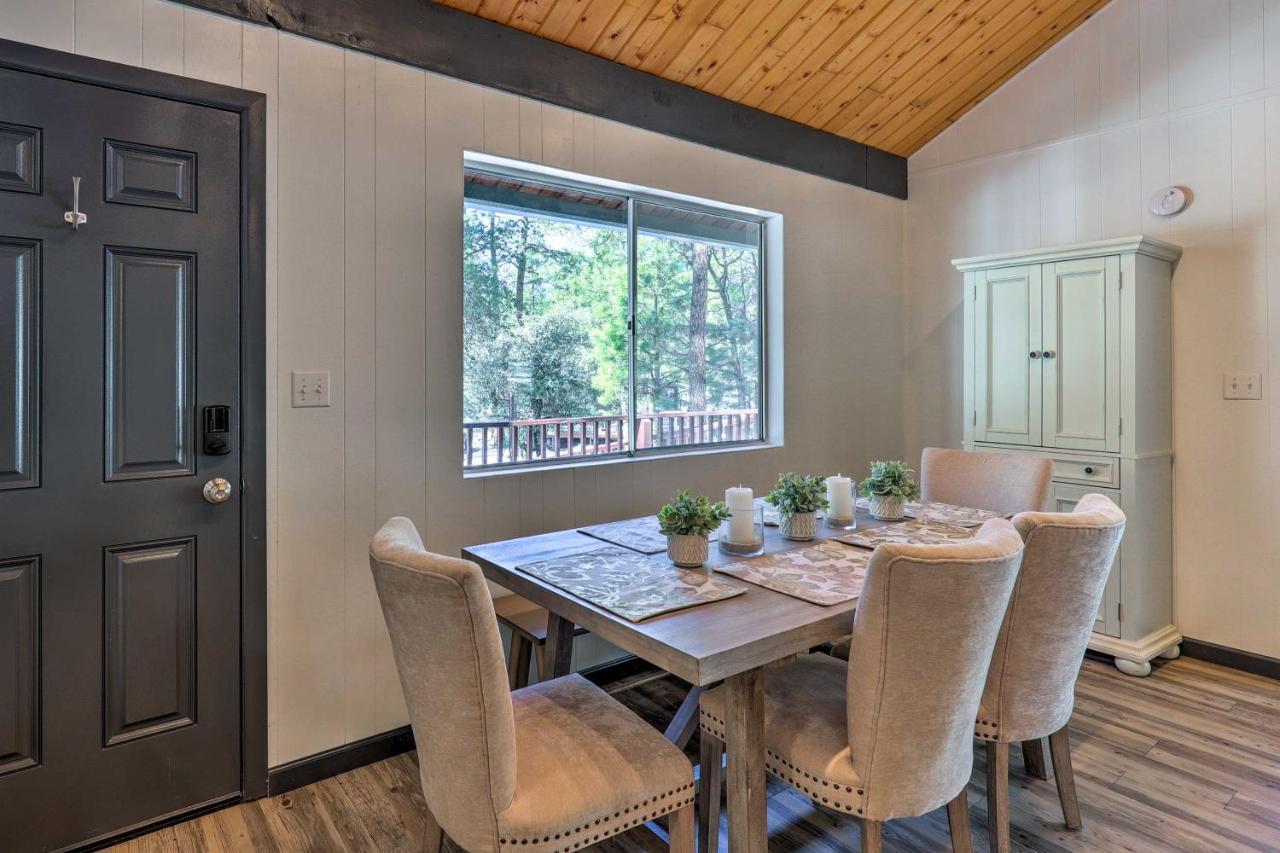 Rustic-Chic Prescott Cabin With Deck In Wooded Area! Exterior foto